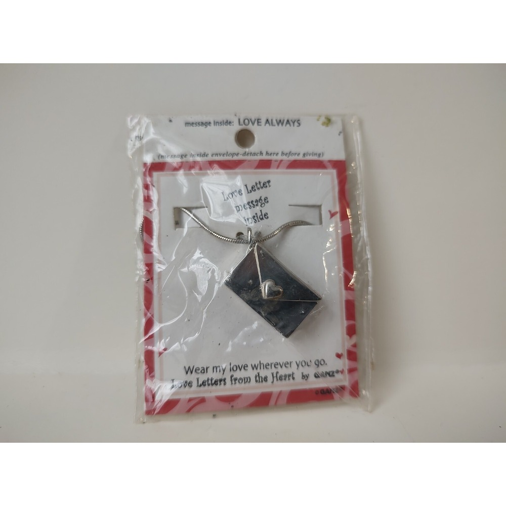 Valentines Day love letter necklace Ganz locket